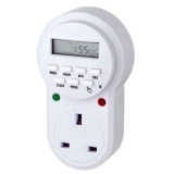 UK 7 Days Digital Plug in Timer