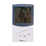 Indoor Thermometer Hygrometer Clock