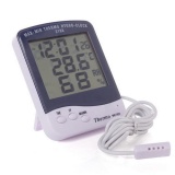 Outdoor Max-Min Thermo Hygro Meter Clock