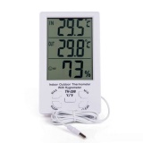 Indoor Outdoor Thermometer with Hygrometer