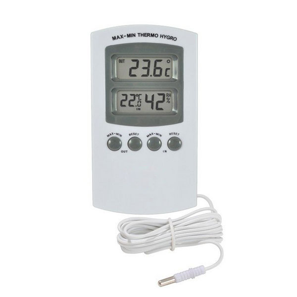 Thermometer & Hygrometer - In&Out Thermometer - Small Digital Thermometer  Hygrometer White - Yueqing Xinyang Technology Co., Ltd.